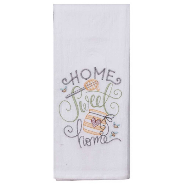 Kay Dee Designs Home Sweet Home Embroidered Flour Sack Towel