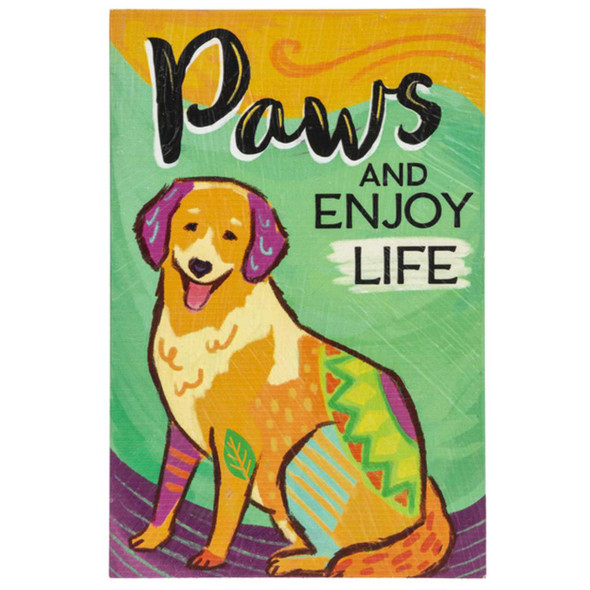 Ganz Paws And Enjoy Life Plaque
