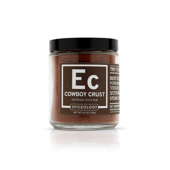 Spiceology Cowboy Crust Espresso Chile Rub 4.4 oz