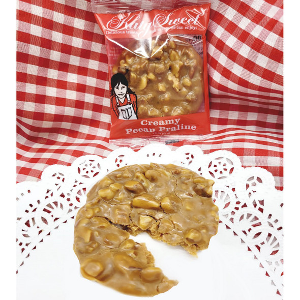 These luscious pralines are so creamy they will melt in your mouth!  We make our pralines using only the finest all natural ingredients, from an old family recipe that has been a favorite for generations!  Net wt. 2 oz. pieces