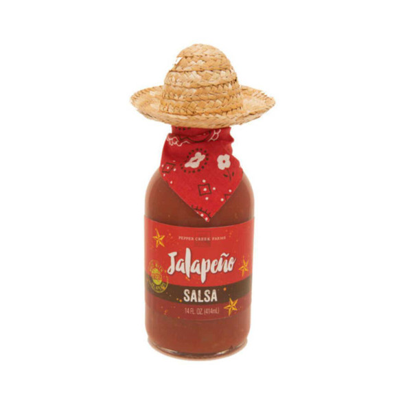 Pepper Creek Farms Jalapeño Salsa with Sombrero 14 Oz.