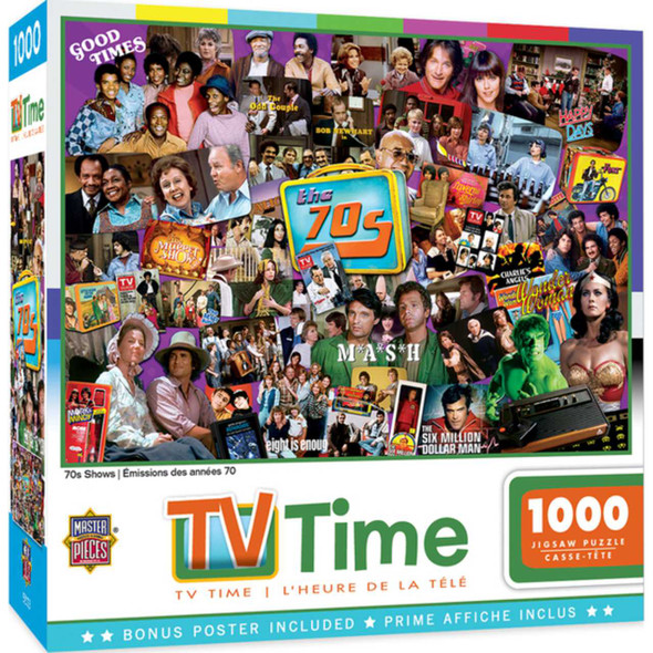 MasterPieces TV Time - 70s Shows 1000pc Puzzle