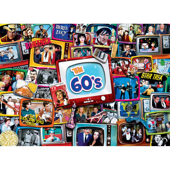 MasterPieces TV Time - 60s Shows 1000pc Puzzle