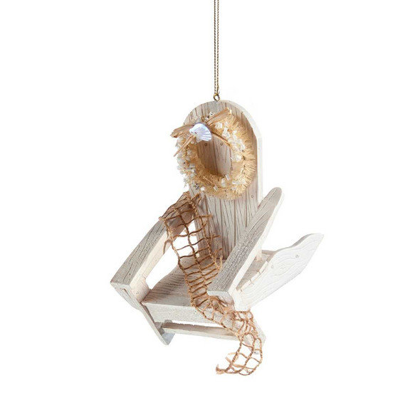 Giftcraft Fisherman's Chair Ornament with Wreath