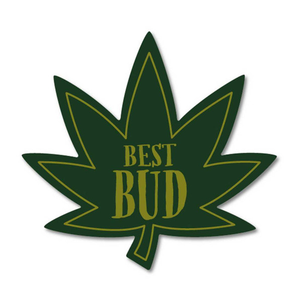 Funatic Best Bud Weed Sticker