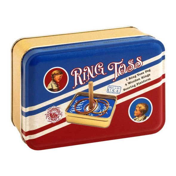 Channel Craft Ring Toss in a Classic Toy Tin