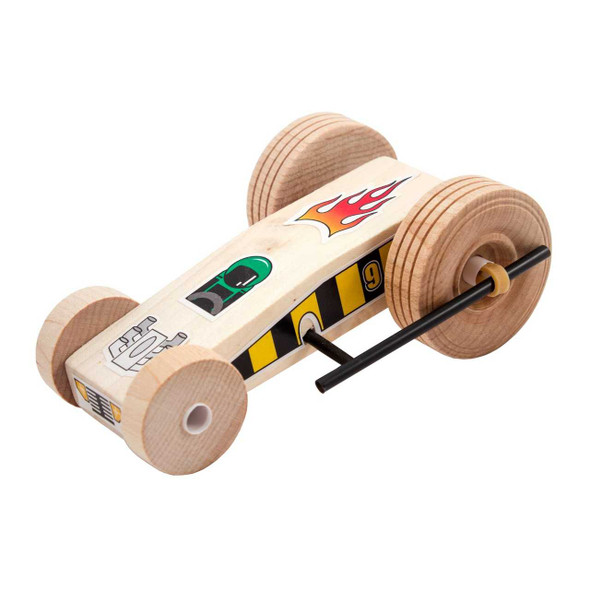 Channel Craft Rubberband Roadster Wooden Racecar Kit