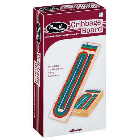 Toysmith Triple Track Cribbage Board Game