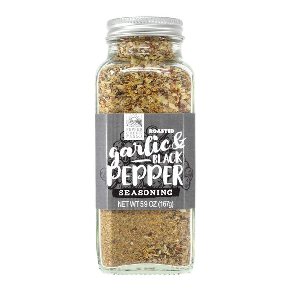 Pepper Creek Farms Roasted Garlic and Black Pepper Seasoning 5.9 oz