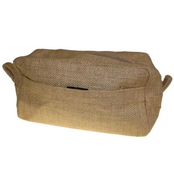 Ancient Wisdom Jute Toiletry Bag
