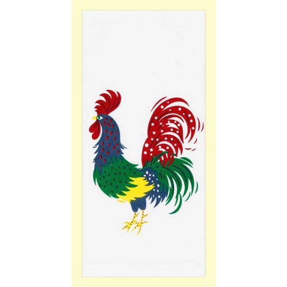 Red and White Kitchen Company Mr Bird Retro Flour Sack Towel