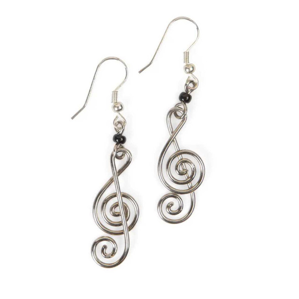 Ten Thousand Villages Music Theory Earrings