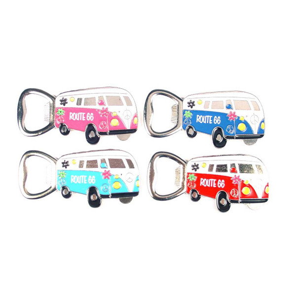 Real Time Products R66 Hippy Van Bottle Opener Magnet