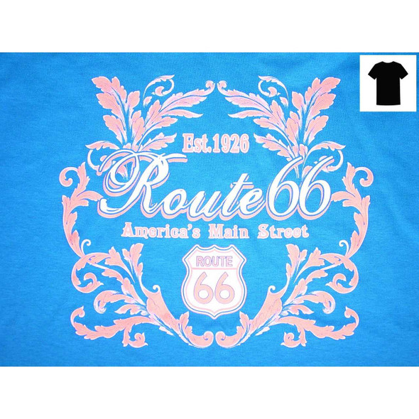 Real Time Products R66 Sapphire Coral Flourish T Shirt