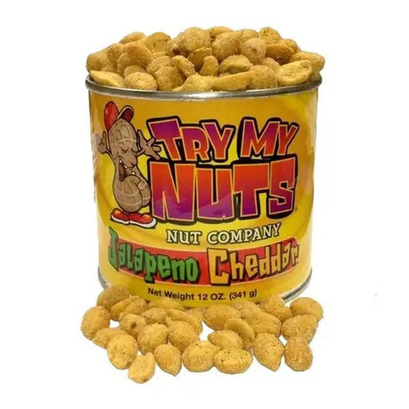 Try My Nuts Jalapeno Cheddar Peanuts 12 oz