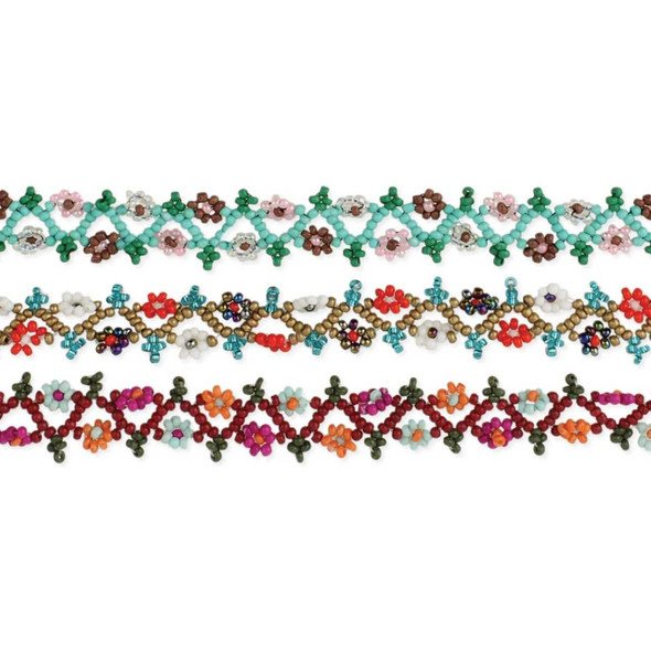 ZAD Beaded Flower Choker