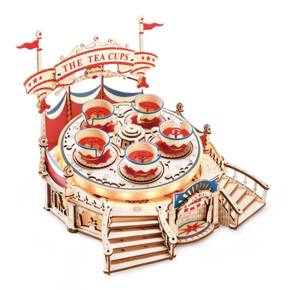 Hands Craft Tilt-A-Whirl Electro Mechanical Wooden Puzzle