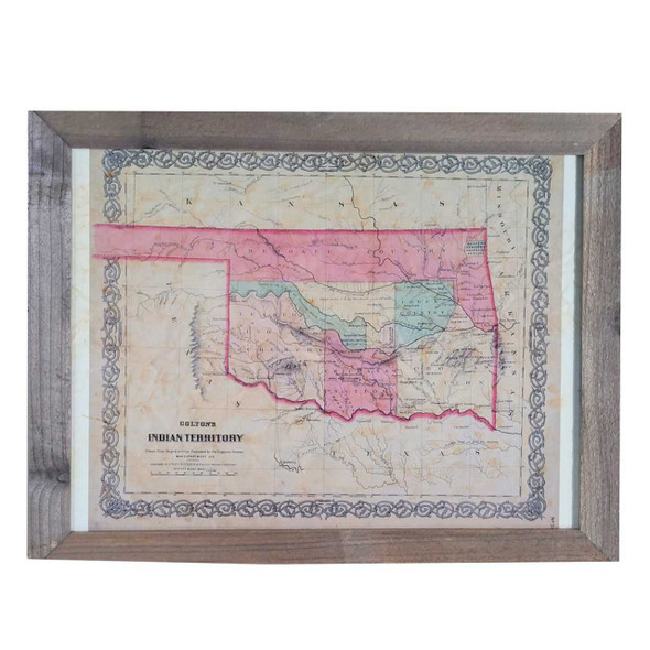 Penney's Territorial Maps Colton's Native Territory Map