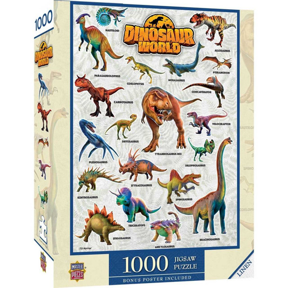 MasterPieces Dinosaur World 1000 Piece Jigsaw Puzzle