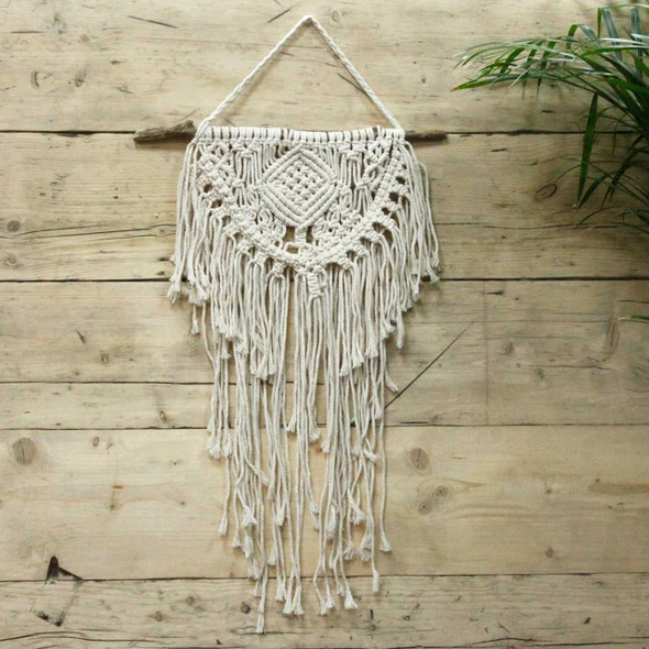Ancient Wisdom Macrame Hanging Wall Decor