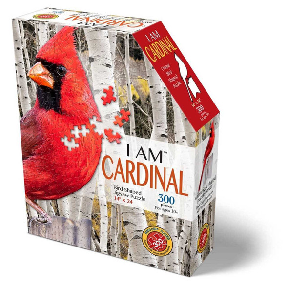 Madd Capp I Am Cardinal 300 Piece Shaped Puzzle