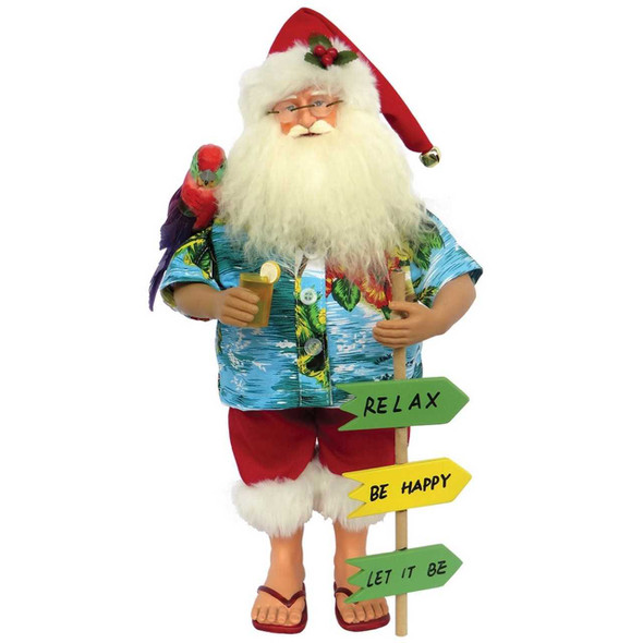santa's workshop 15" Buffet Beach Claus