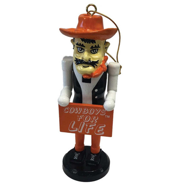 santa's workshop Cowboys For Life OSU Nutcracker Ornament