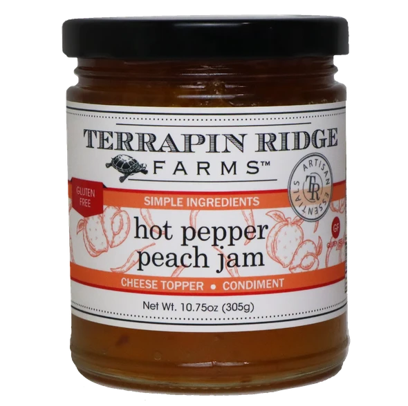 Hot Pepper Peach Jam 10.75 oz