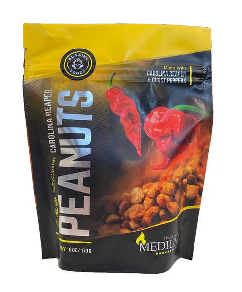 Carolina Reaper Peanuts 6 oz - Medium