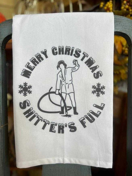  Merry Christmas Shitters Full Kitchen Towel