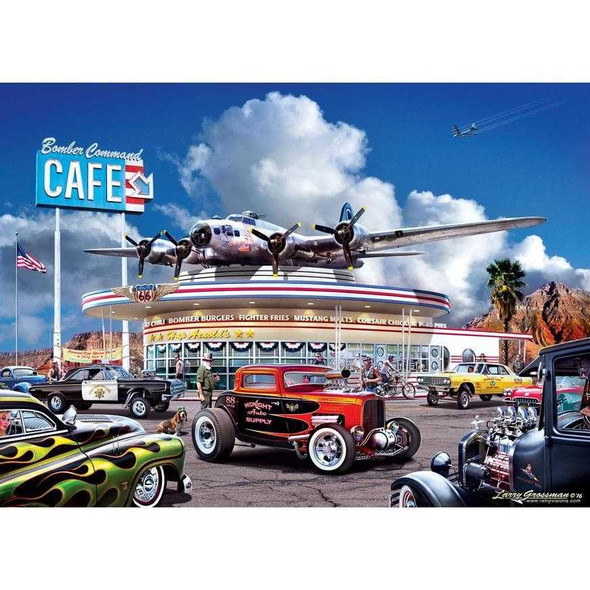  Cruisin’ Route 66 Bomber Command Cafe 1000 Piece Jigsaw Puzzle