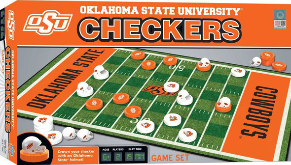  Oklahoma State Cowboys Checkers Board Game