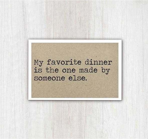 Favorite Dinner Magnet