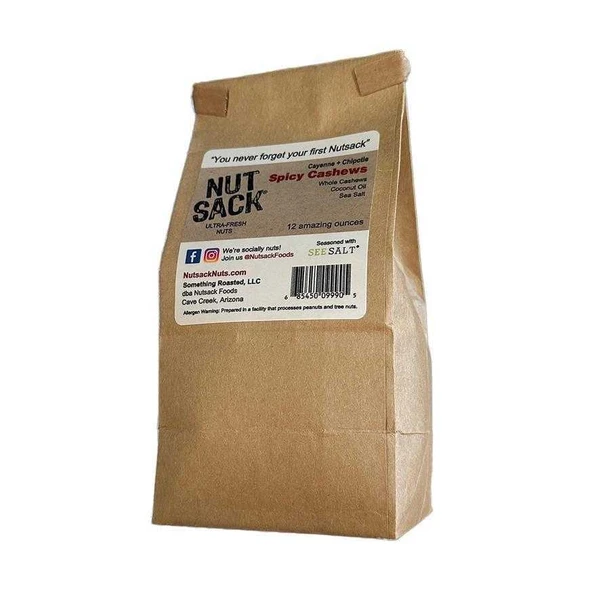 Spicy Cashews Loaded Nutsack 12 oz