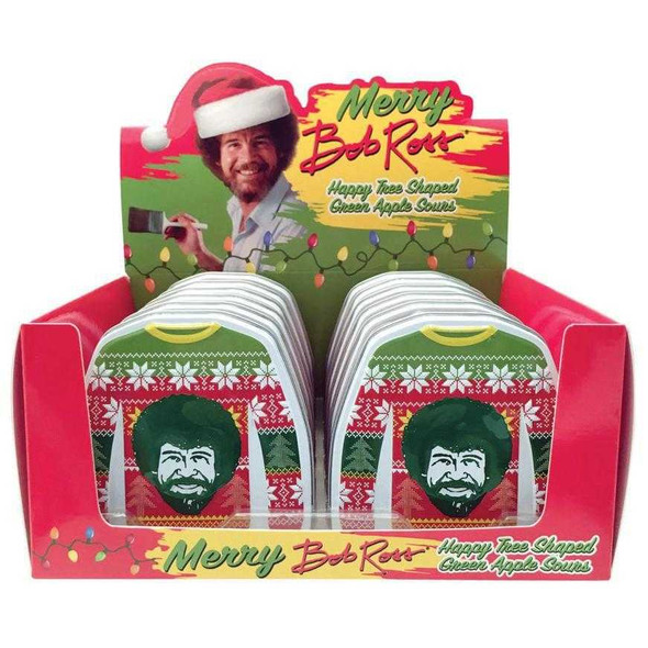 Merry Bob Ross Candy Tin