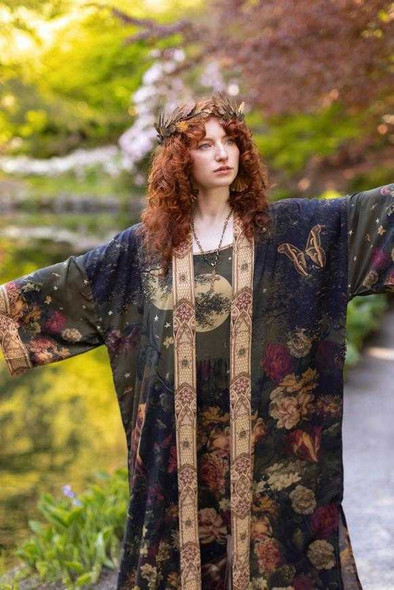  The Messenger Opera Duster with Joan of Arc Florals