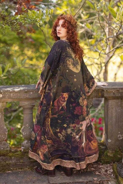 The Messenger Opera Duster with Joan of Arc Florals