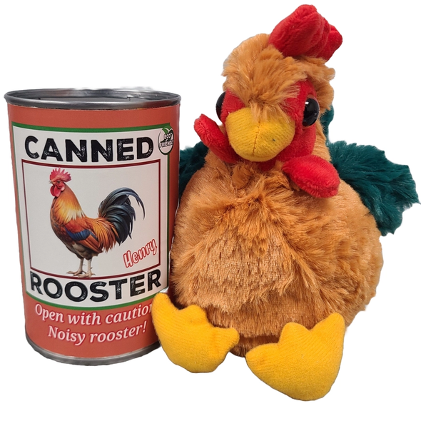 Canned Rooster Plush