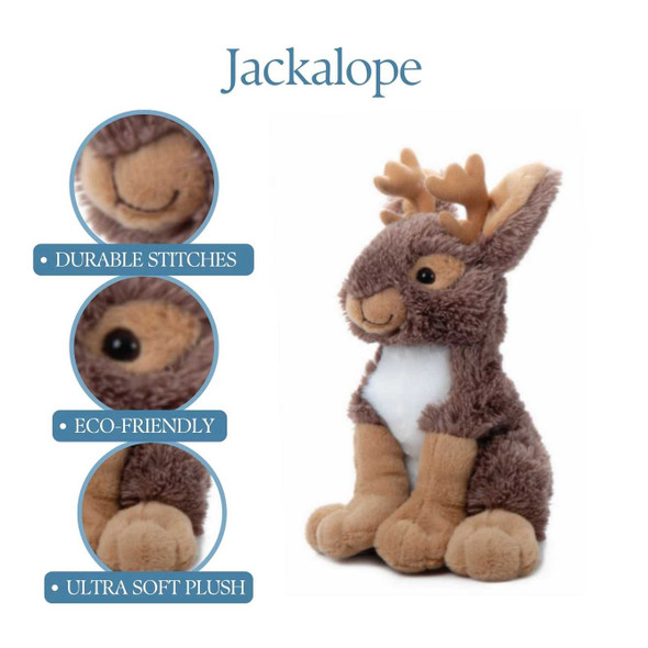  Wild Onez Recycled Jackalope Plush
