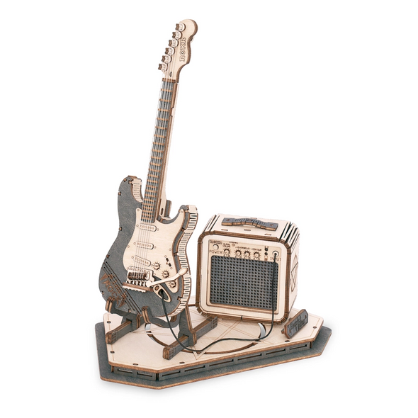 Electric Guitar DIY 3D Wooden Puzzle