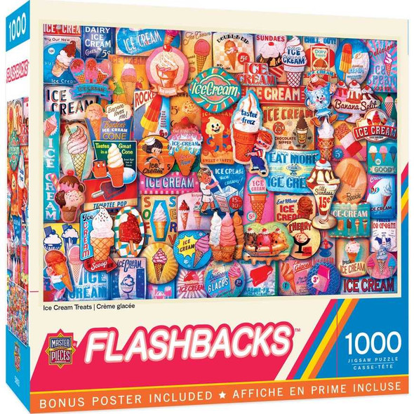 Flashbacks - Ice Cream Treats 1000 Piece Puzzle