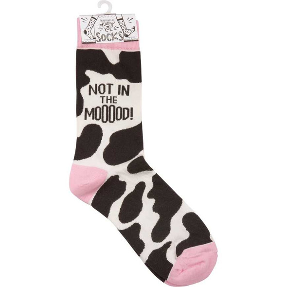 Not In The Mooood Socks