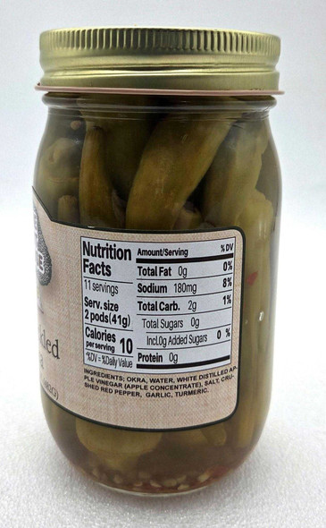 Nut House Hot Pickled Okra 17 oz