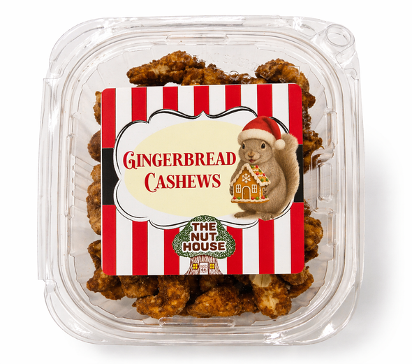 Gingerbread Cashews 8 oz