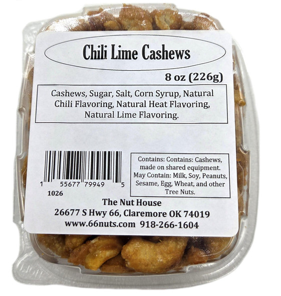 Chili Lime Cashews 8 oz