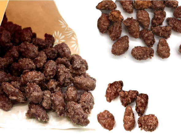 Nuts-to-Go Nut House Cinnamon Glazed Almonds 3 oz Cone