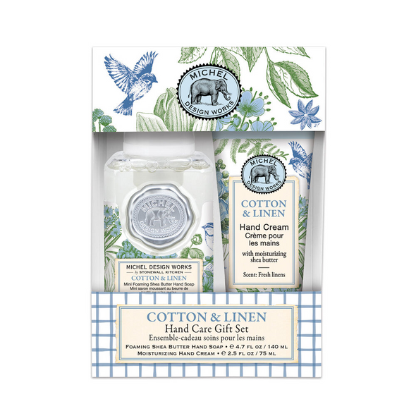 Cotton and Linen Hand Care Gift Set