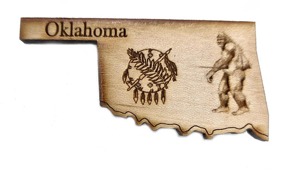  J&J Mini OK Bigfoot Icon Magnet