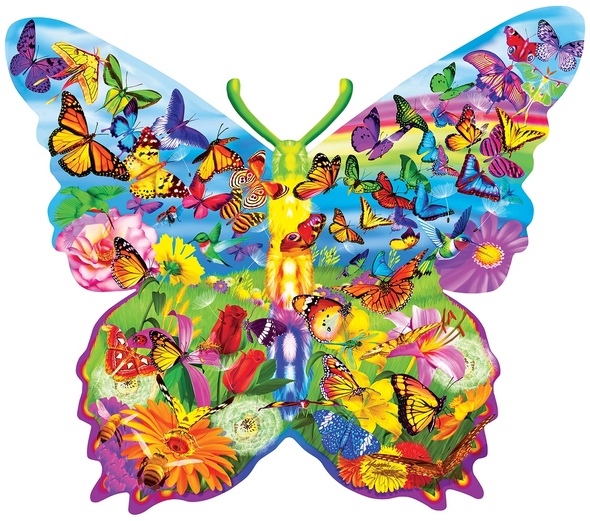 Butterfly Surprise 1000 Piece Shaped Puzzle
