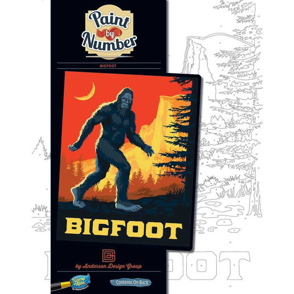  Bigfoot Paint By Number Kit